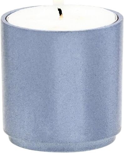 مجموعة حامل شموع Tealight وحدات من Yair Emanuel قابلة للتكديس | حاملات شموع لشموع السبت الفن اليهودي الحديث (زوج، مطروق CSA-S2-1) in Kuwait