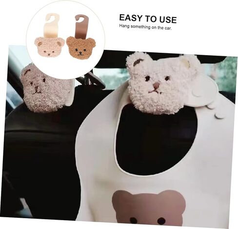 خطاف مسند الرأس للسيارة: 4 قطع من شماعات المقعد التلقائي ومنظم التخزين والإكسسوارات الداخلية لمحفظة المعاطف والمظلات وحقائب البقالة وحقيبة اليد in Kuwait