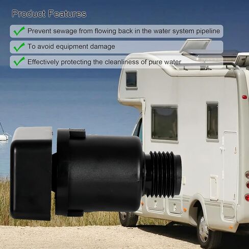 صمام فحص قواطع الفراغ RV، 571-VAC-CHK-A صمام فحص الخزان الأسود RV، استبدال قاطع الفراغ المتسرب على نظام الخزان الأسود بشريط تفلون in Kuwait