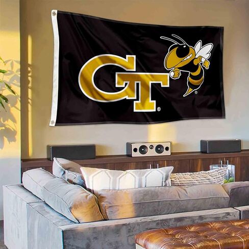 Georgia Tech Yellow Jackets Black Flag in Saudi Arabia