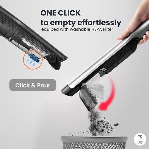 TurboClean Pro: مكنسة كهربائية محمولة لاسلكية متقدمة - رفيق التنظيف المثالي | UltraSuction، قاعدة شحن سريعة وفلتر قابل للغسل | تنظيف المنزل والسيارة | شعر الحيوانات الأليفة، الغبار، الحطام in Saudi Arabia