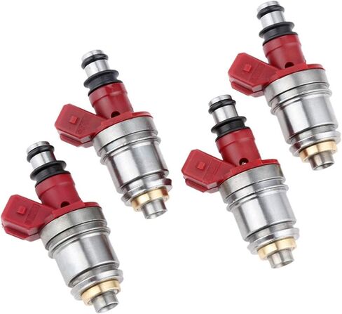 4 قطعة استبدال حاقن الوقود لنيسان D21 1990-1994 ونيسان بيك اب 1995 16600-86G00 1660086G00 in Saudi Arabia