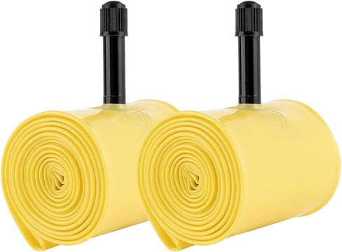 2-PCS 26 "أنابيب دراجة TPU خفيفة الوزن 26 X 1.90/2.30 AV Schrader Valve 26" أنابيب دراجة مع شرائط حافة متوافقة مع 26x1.90 26x1.95 26x2.0 26 x 2.10 26x2.125 26x2.20 26x2.25 26x2.30 أنابيب الإطارات in Saudi Arabia