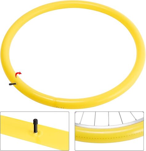 2-PCS 26 "أنابيب دراجة TPU خفيفة الوزن 26 X 1.90/2.30 AV Schrader Valve 26" أنابيب دراجة مع شرائط حافة متوافقة مع 26x1.90 26x1.95 26x2.0 26 x 2.10 26x2.125 26x2.20 26x2.25 26x2.30 أنابيب الإطارات in Saudi Arabia