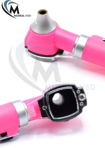 MuskLife Otoscope - Ear Scope with Light, Ear Infection Detector, Pocket Size, in 10+ Colors! Pink Style in Saudi Arabia