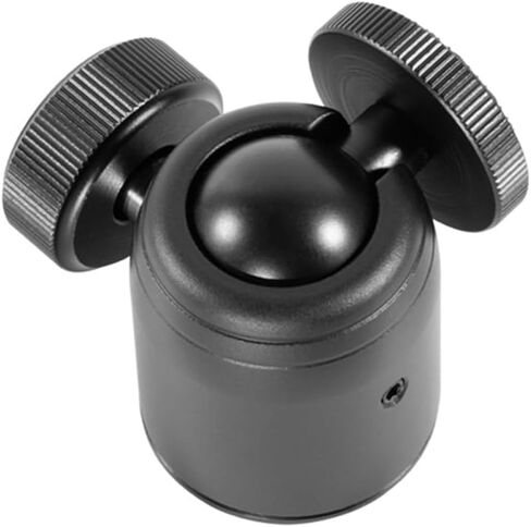 Mini Ball Head Swivel Screw Tripod Mount 360 Degree Pan 90° Tilt Rotating Base with 3/8" to 1/4" Screw Adapter for DLSR Camera Camcorder Phone Action Camera Light Stand Tripod Monopod in Saudi Arabia