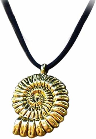 Boho Starfish Necklace Conch Shell Pendant Necklace for Women Exaggerated Ocean Sea Shell Statement Necklace Gold Sea Witch Shell Seashell Necklace Beach Sea Jewelry Halloween Costume Accessory in Kuwait