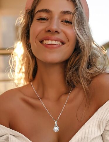 925 Sterling Silver Birthstone Necklaces for Women Dainty Infinity Pendant Necklace Anniversary Birthday Christmas Gifts for Women Girls Wife Mom Lady Her, Chain Length 17.7"+2" Extender in Saudi Arabia
