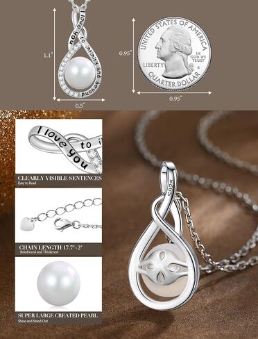 925 Sterling Silver Birthstone Necklaces for Women Dainty Infinity Pendant Necklace Anniversary Birthday Christmas Gifts for Women Girls Wife Mom Lady Her, Chain Length 17.7"+2" Extender in Saudi Arabia