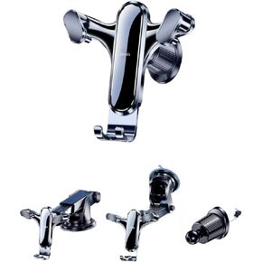 phone holders for your car 3-in-1 Phone Holder Mount for Dashboard Windshield Cell Automobile Cradles Truck Hook Vent for iPhone 15 Pro Max 14 13 12 Samsung