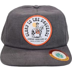 Sendero Provisions Co. Outdoor Snapback Hat with Vaqueros Woven Patch Grey