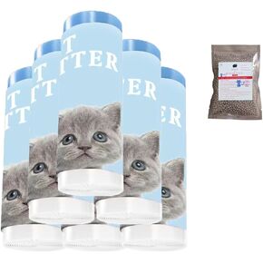 120 Count Cat Litter box Liners,Thick Drawstring Heavy Duty Replacement Waste Trash Bags Compatible with PETKIT Automatic Cat Litter Box - 21.6" x 11.8"