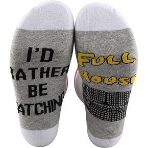 2 Pairs F-House TV Show Inspired Socks 90s TV Show Merchandise Socks Single Parent Gift