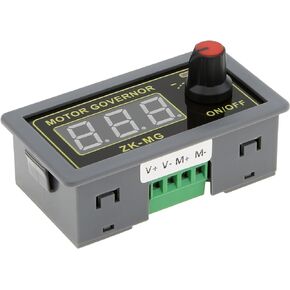 DC 5V 12V 24V 150W PWM Motor Speed Controller with Stepless Variable Rotary Switch, Signal Generator Driver Module with Digital Display