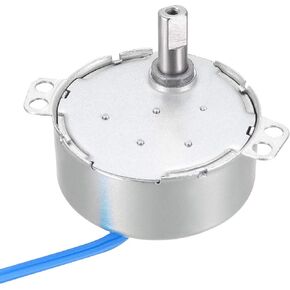 uxcell Synchronous Motor AC 100-127V 4-5RMP 50-60Hz 4W Double Flat Shaft CW/CCW