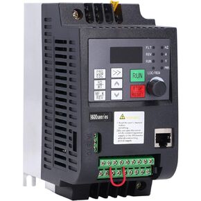 Variable Frequency Drive, 3 Phase 2.2KW 220V 10A VFD Inverter Frequency Converter Solar Photovoltaic Pump Drive Converter for Motor Speed Control