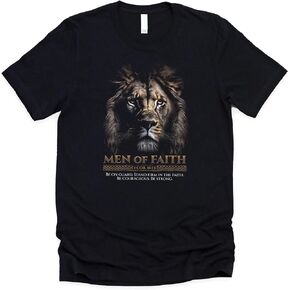 Love in Faith | Men of Faith | Christian T-Shirts for Men | Faith-Based Apparel | Christian Gifts