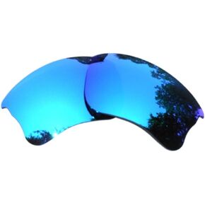 Galaxy Replacement lenses For Oakley Flak Jacket XLJ Sunglasses Polarized Multiple Selection (Ice Blue)