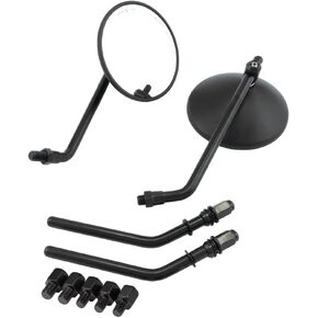 مرايا دراجة نارية مقاس 8 مم 10 مم، مرايا جانبية مستديرة للرؤية الخلفية مقاس 3.86 بوصة متوافقة مع Road King XL883C XL883N XL883L SPORTSTER، لدراجة الشوارع الرياضية كروزر تشوبر بوبر سكوتر in Kuwait