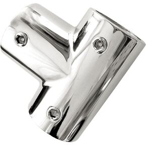 1PC Heavy Duty 316 Stainless Steel 90 Degree Pipe Tube Connector Clamp Boat Hardware，Marine Pipe Connectors Marine Yacht Railing Handrail ，