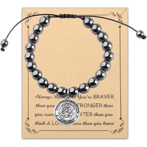 FUSTMW Army Bracelet Navy Bracelet Military Jewelry Deployment Gifts Army Gift Navy Gift