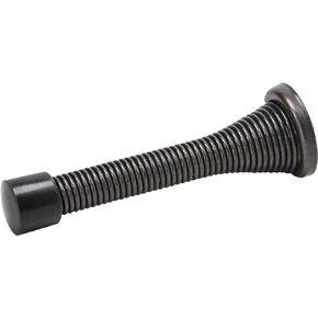 10 Pack Rok Hardware 3" (76mm) Flexi Spring Heavy Duty Wall Door Stop Bumper Oil-Rubbed Bronze