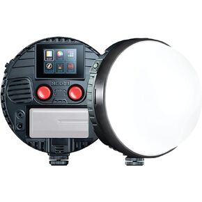 Rotolight NEO 3 Streamer Lighting Kit 1 – A Portable and On-Camera RGBWW LED Light for Photography and Videography with Built-in HSS Flash