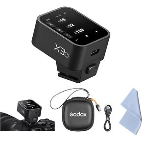 Godox X3 C Touchscreen TTL Wireless Flash Trigger for Canon，with TCM Conversion，Quick Charge，The Wireless Sync