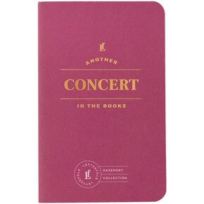 Letterfolk Concert Passport Journal — Pocket-sized Experience Book (3.5" W x 5.5")