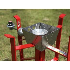FIREDISC Wind Guard Helmet | Stainless Steel Wind Blocker for Camping Stove | Stove Shield | Windscreen for Grill | Outdoor Cooking Wind Guard | Flame Shield for Propane Cooker | 14 x 7 x 1 inches