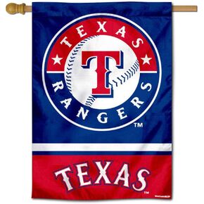 Texas Rangers Double Sided House Flag