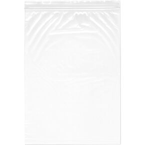 Plymor 10" x 14" (Pack of 100), 2 Mil Zipper Reclosable Plastic Bags