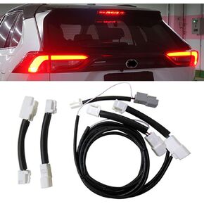 Brake Light Wiring Harness Compatible with Toyota RAV4 2019-2023, Wiring Harness for All Tail Light Turn On （Fuel Version ）