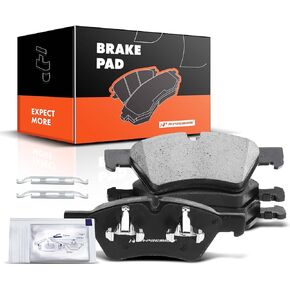 A-Premium Front Ceramic Disc Brake Pads Set Compatible with Select Mercedes-Benz Models - E350, E500, E550, G55 AMG, GL320, GL350, GL450, GL550, ML320, ML350, ML450, ML500, ML550, R320, R350, R500
