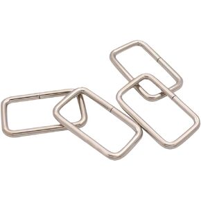 1.5" Inner Length Rectangle Rings Loop Ring No Welded for Strap Webbing Belts Buckle Color Optional
