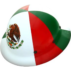 AFP Fiber Full Brim Hard Hat | 6 Point Ratchet Suspension | OSHA & ANSI Rated