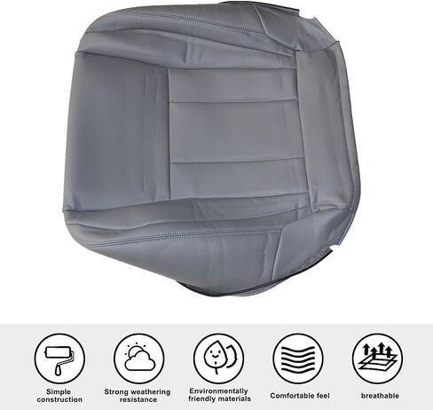 غطاء مقعد جلدي للسائق أو جانب الراكب باللون الرمادي متوافق مع Toyota 4Runner 1996 1997 1998 1999 2000 2001 in Kuwait