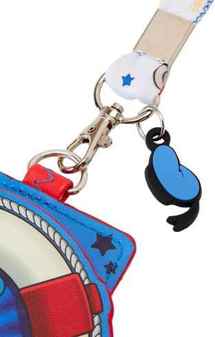 حبل قصير من Loungefly Disney دونالد داك للذكرى السنوية التسعين مع حامل بطاقات in Kuwait