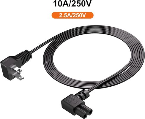 AC Power Cord for PS4/ PS5/ PS3/ Xbox/Xbox One/Xbox One S/Xbox Series X Replacement, 5FT 2 Prong AC Power Cable for Playstation 5 Playstation 4 Playstation Figure 8 Power Cord in Kuwait