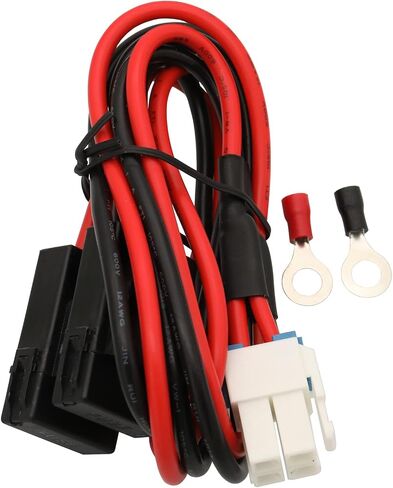 Karier 4-Pin 12AWG DC Power Cord Cable 12V 30A Short Wave Power Supply Cable Compatible for Yaesu FT-450D FT-950 Kenwood TS-590SG TS-890S Icom IC-7000 in Saudi Arabia
