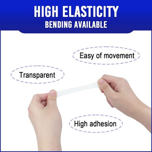 Hydrocolloid Transparent Cuttable Adhesive Bandage (4 x 4 inch) x 10 - Extra Large Korean Wound Cover Stretch Dressing Waterproof Bandages Fast Healing Wound Care First Aid Bandaid Patch in Saudi Arabia