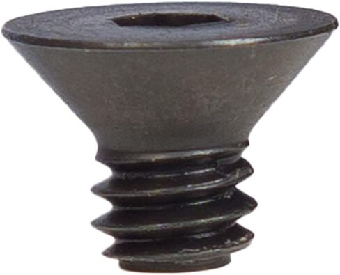 HOLO-KROME 60058 1/4"-20 x 1/2" ASTM F835 Hex Drive لمسة نهائية من أكسيد أسود من سبائك الصلب بغطاء مسطح - صنع في الولايات المتحدة الأمريكية (عبوة من 100 قطعة) in Saudi Arabia