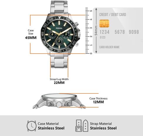 Bannon Multifunction Stainless Steel Watch in Saudi Arabia