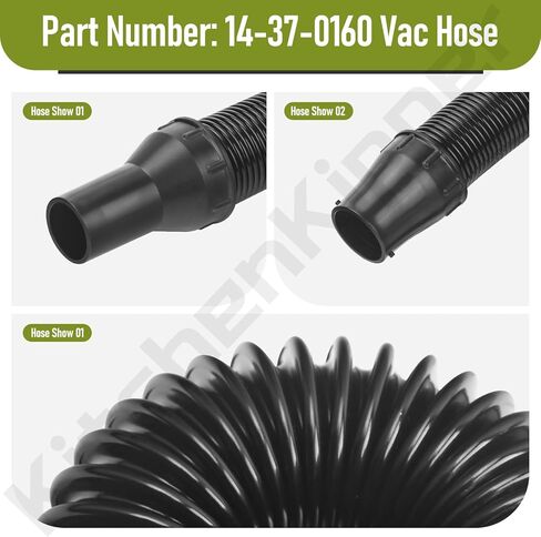 خرطوم 14-37-0160 متوافق مع مكنسة ميلووكي 0880-20 18 فولت الرطبة/الجافة، يستخدم للتخزين الخارجي الأقدم 0880-20، ولا يعمل مع تخزين خرطوم 0880-20 الجديد in Kuwait