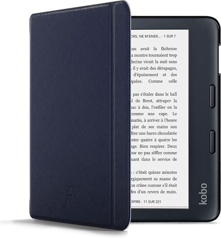 غطاء لجهاز Kobo Libra 2 - حافظة Kobo Libra 2 2021 خفيفة الوزن - ذهبي وردي - خاصية النوم التلقائي الذكي، حافظة Kobo Libra 2 الواقية، غطاء in Saudi Arabia
