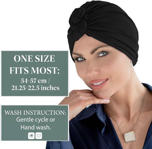 MASUMI Chemo Headwear | Cancer Head Wraps for Women | Turban Hat | Headcovers for Chemo Patients | Caps for Hair Loss | Bahar in Saudi Arabia