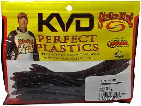 Strike King Finesse Worm 5" Blue Fleck in Saudi Arabia