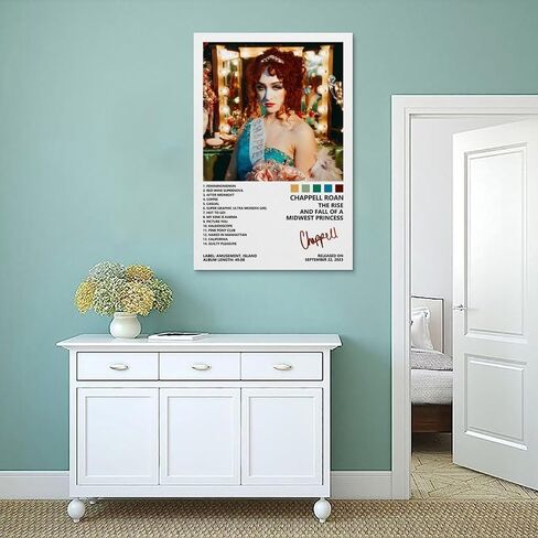 IXULZ Chappell Roan Poster The Rise And Fall of A Midwest Princess Album Cover Poster for Bedroom Aesthetic Canvas Art Wall Decor 12x18inch(30x45cm) in Saudi Arabia