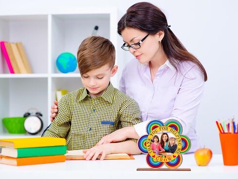WaaHome Teacher Picture Frame Teacher Appreciation Gifts for Women Best Teacher Ever End of Year Teacher Gift from Students Graduation Gifts for Daycare Teachers Appreciation, Solid Wood in Saudi Arabia