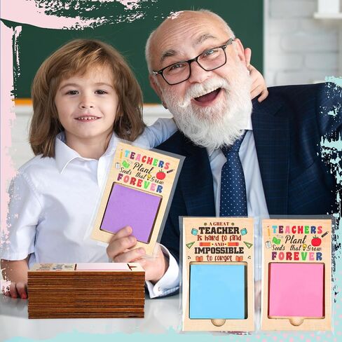 72 Pcs Teacher Appreciation Gifts Sticky Note Holder for Teacher's Day Thank You Gifts Bulk Sticky Note Pad Holder Notes OPP Bags for Coworker Employee in Saudi Arabia